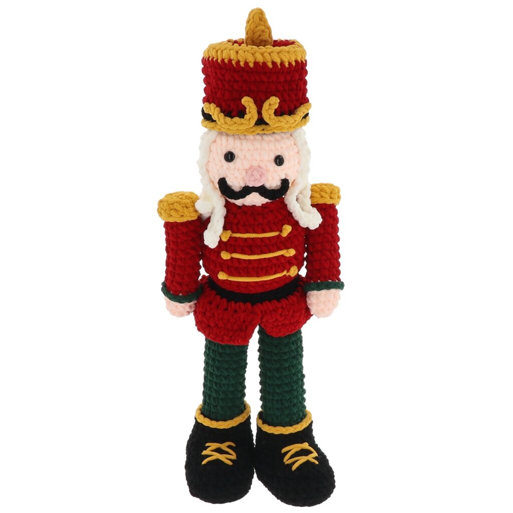 Shudehill Nutcracker Knits Large Knitted Nutcracker Decoration 5036740676217 2